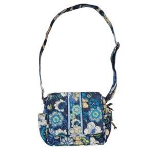 Vera Bradley Mod Floral Blue Crossbody Purse